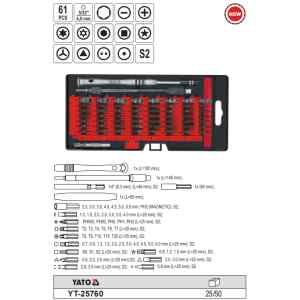 Herramientas Para Reparar Celulares 61 Pcs, Yt-25760