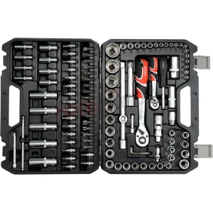 Juego De Ratchet Y Copas 1/2, 1/4, 108 Pcs Yt-38791