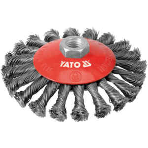 Cepillo Circular Alambre Trenzado 125Mm M14 Yt-4764
