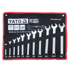 Llaves Cola Corona S.A.E. 11 Pcs 1/4-7/8 Yt-48851