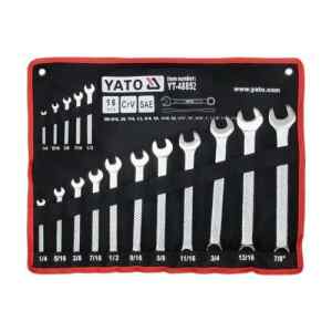 Llaves Cola Corona Americana1/4-1 1/4, 16 Pcs Yt-48852