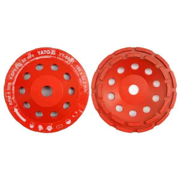 Disco Copa Diamantada Doble Fila 7″ Yt-6031