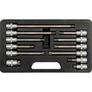Juego Copas De Puntas Torx Raiz 1/2, 12 Pcs, Yt-7753