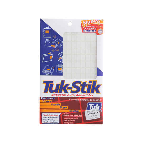 Etiquetas Tuk-Stik A-9 9X13Mm Sobre X 3360 U. (20)