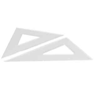 Escuadras Acrilicas Fast Ep-20B C/Bisel Set X 2 (200)