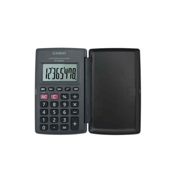 Calculadora De Bolsillo Casio Hl-820Lv-Bk-S 8 Dig.