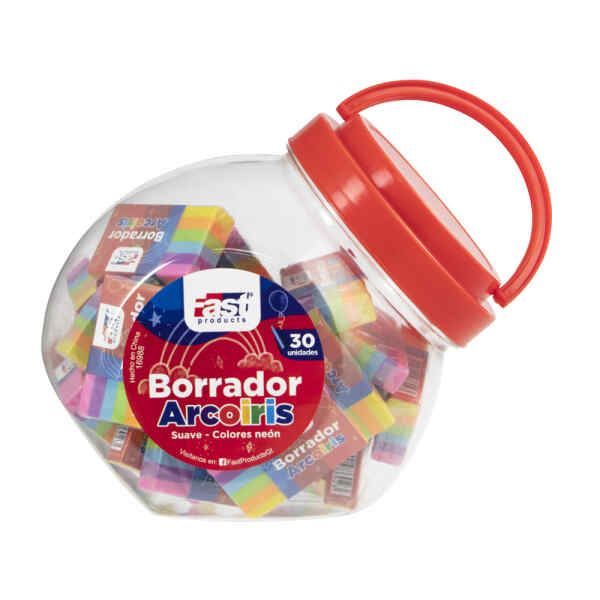 Borrador Fast 2762 Lineas De Colores (20X30)