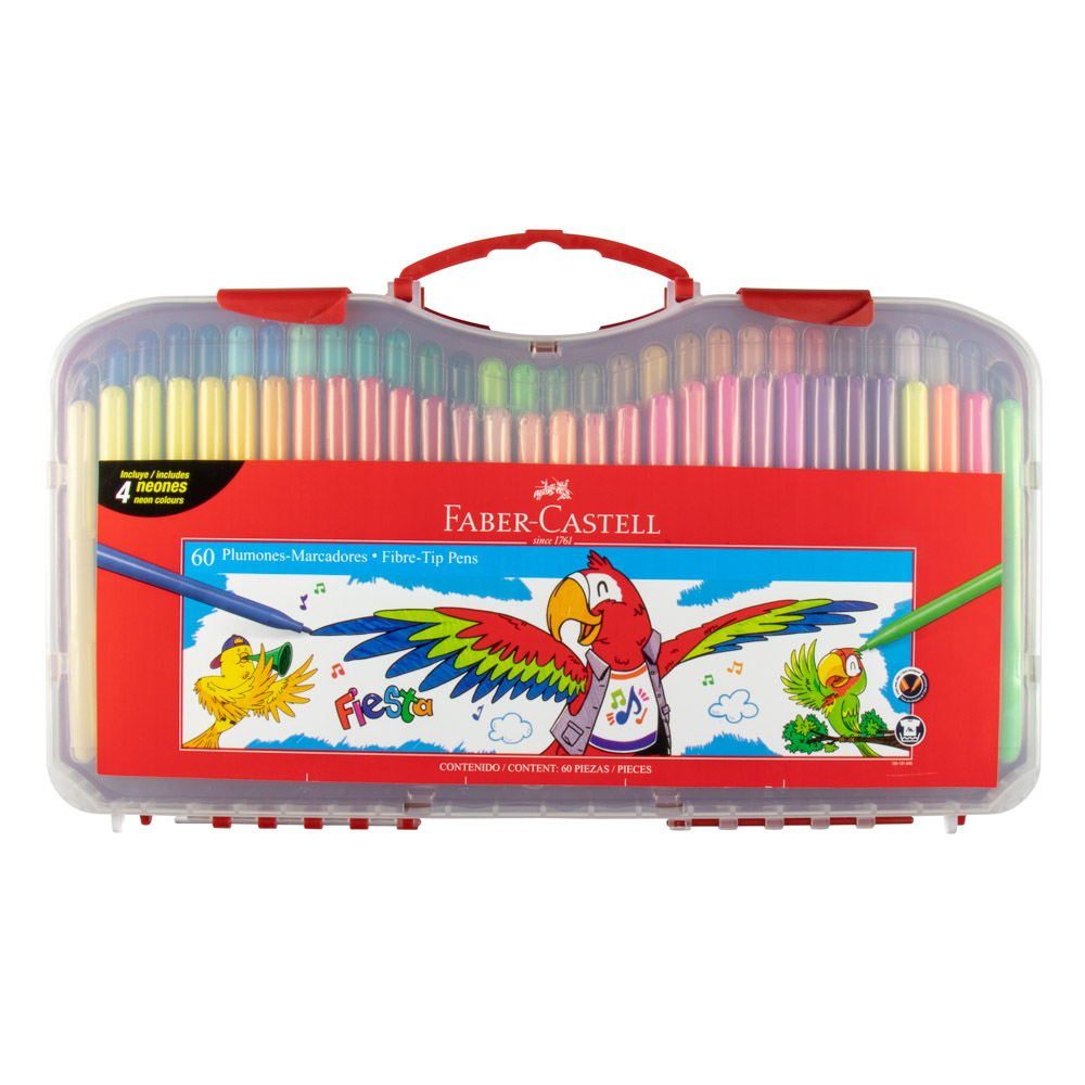 Faber-Castell Non Permanent Moyen Pointe Multimark (Lot De 6