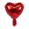 Globo Fast Decorativo Corazon Rojo (20X50)