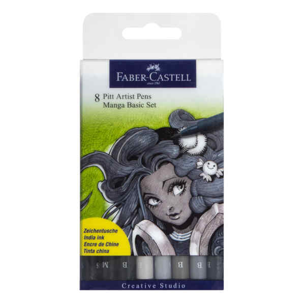 Marcadores En Estuche Faber Castell 167107 Manga 8 Col.