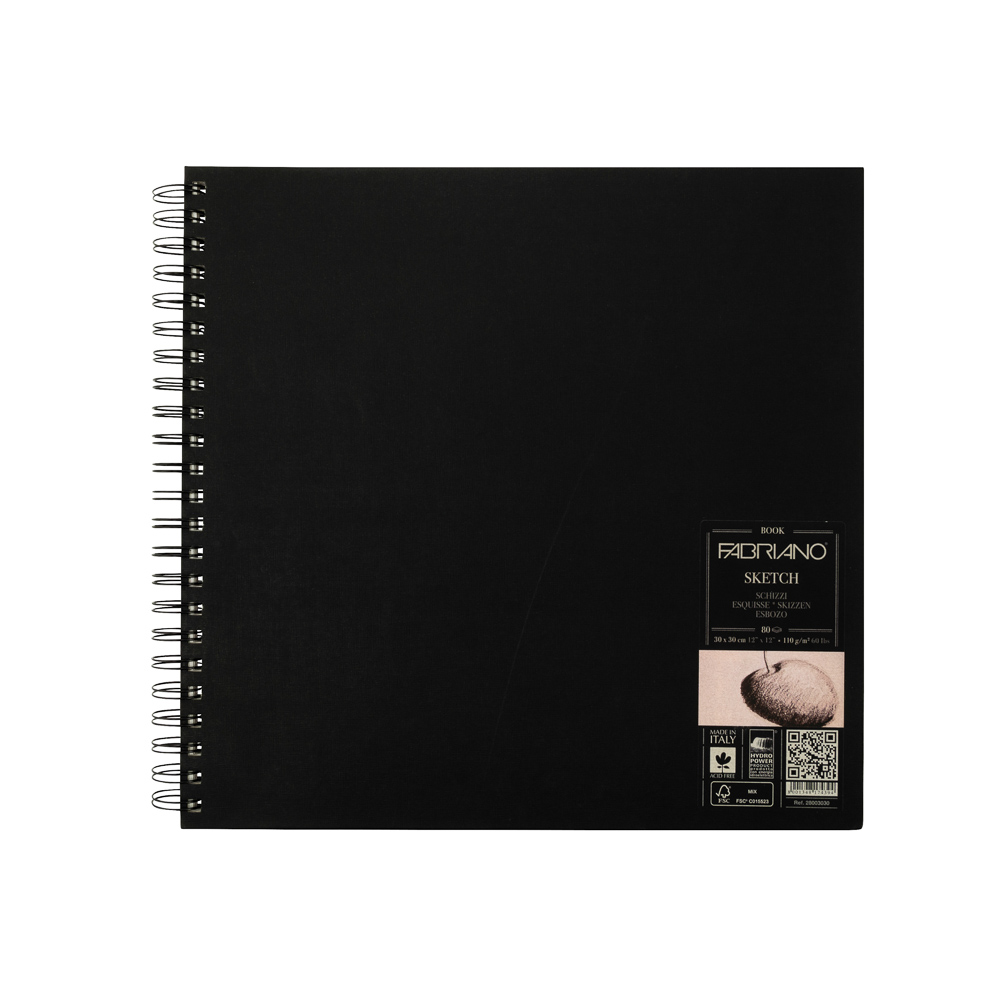 Fabriano Sketch Book - Bloc Spirale 29,7x42-110g - 80 Feuilles