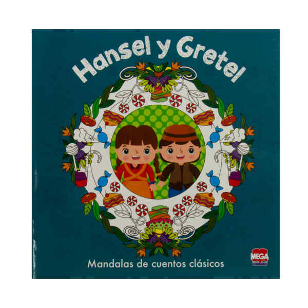 Libro P/Colorear Mandalas Hansel Y Gretel