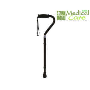 Baston de aluminio con mango curvo – ABM MEDICAL CARE