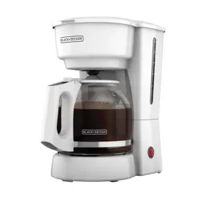Cafetera de 12 tazas Blanca – BLACK & DECKER