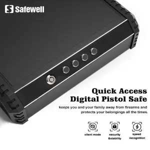 Caja de seguridad para Armas con codigo y llave – SAFEWELL