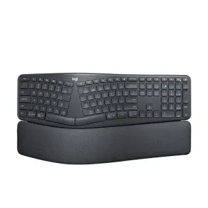 Logitech ERGO K860 – Teclado – inalámbrico – 2.4 GHz, Bluetooth 5.0 – grafito