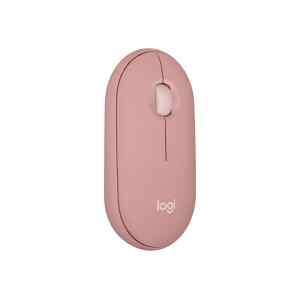 Logitech Pebble Mouse 2 M350s – Ratón – óptico – 3 botones – inalámbrico – Bluetooth – rosa