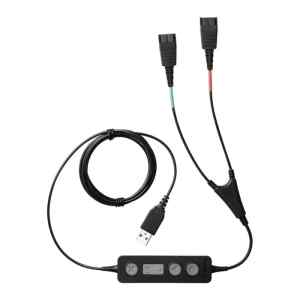 Jabra LINK 265 – Adaptador para auriculares – USB macho a Desconexión rápida