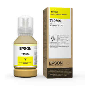 Epson T49M – 140 ml – amarillo – original – recarga de tinta – para SureColor F170, F570