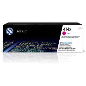 HP 414X – Alto rendimiento – magenta – original – LaserJet – cartucho de tóner (W2023X) – para Color LaserJet Pro M454, MFP M479