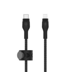Belkin BOOST CHARGE – Cable Lightning – USB-C macho a Lightning macho – 2 m – negro – para Apple iPad/iPhone/iPod (Lightning)