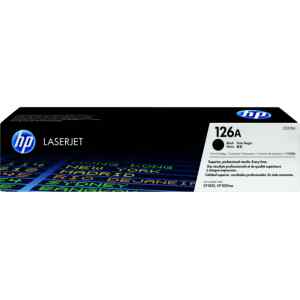 HP 126A – Negro – original – LaserJet – cartucho de tóner (CE310A) – para Color LaserJet Pro CP1025; LaserJet Pro MFP M175; TopShot LaserJet Pro M275