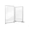 2 Freestanding 1.5M Pop Display Black
