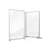 2 Freestanding 1.5M Pop Display White