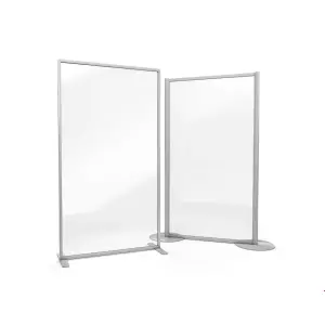 2 Freestanding 1.5M Pop Display White