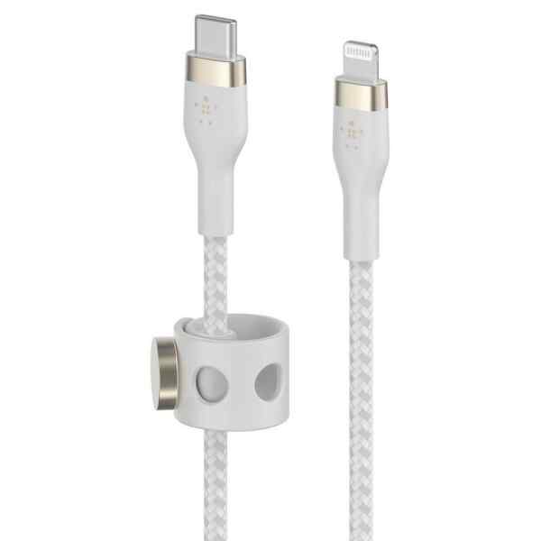 Belkin BOOST CHARGE – Cable Lightning – USB-C macho a Lightning macho – 2 m – blanco – para Apple iPad/iPhone/iPod (Lightning)