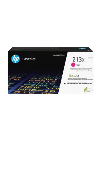 HP 213X – Alto rendimiento – magenta – original – LaserJet – cartucho de tóner (W2133X) – para Color LaserJet Enterprise 5700dn, 6700dn, MFP 6800dn