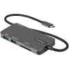 StarTech.com Adaptador Multipuertos USB C – USB C a HDMI de 4K – 100W de Entrega de Alimentación PD – SD – MicroSD – Hub Ladrón USB 3.0 de 3 Puertos – Dock USB Tipo C – con Cable de 30cm (DKT30CHSDPD) – Estación de conexión – USB-C / Thunderbolt 3 – HDMI