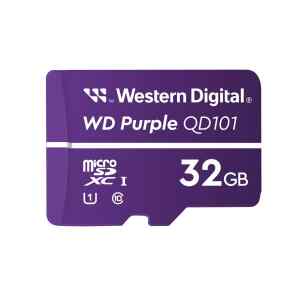 WD Purple SC QD101 WDD256G1P0C – Tarjeta de memoria flash – 256 GB – UHS-I U1 / Class10 – microSDXC UHS-I – púrpura