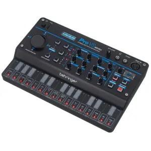 Pro-Vs Mini  Sintetizador Hibrido 27-Teclas Tactil, Secuenciador De 16 Steps Y Arpegiador   Behringer