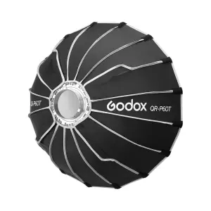 Softbox QR-P60T 60cm Parabolico Montura Bowens – Godox