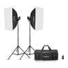 KIT de 2 Flash MS300VF con softbox de 60×90 – Godox