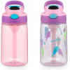 Set de 2 pachon con tapa de 14 Onzas Plastico infantil MARCA CONTIGO