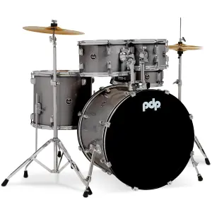 Bateria Center Stage, 5pzs, silver Sparkle, Bombo 22plg. Toms 10y12plg. Tom Piso 16plg. | PDP