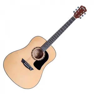 Guitarra Acustica AD5 Tipo Acorazado, Natural | WASHBURN