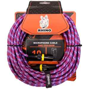 Cable RMC 1024 060 para Microfono XLR XLR 10M C35 SEDA PU | RHINO