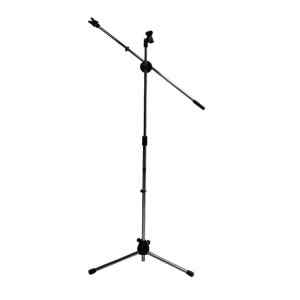 Pedestal cromado para Micrófono base de trípode MS-5-165 | Zebra