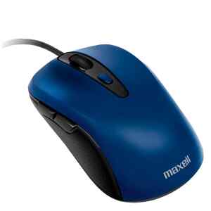 Mouse MOWR-105C Optico Tipo C de 5 Botones, Azul | MAXELL