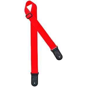 Cincho ONS50STD-RD Unicolor para Guitarra, Nylon, Rojo | ORTEGA