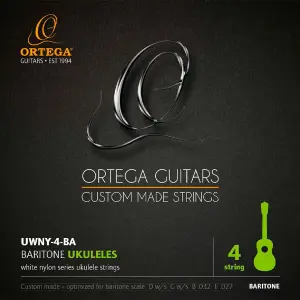 Set de Cuerdas UWNY-4-BA para Ukelele Baritono | ORTEGA
