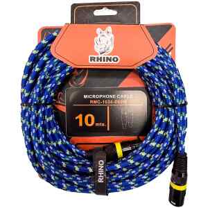 Cable RMC 1024 060 para Microfono XLR XLR 10M C35 Seda BL | RHINO