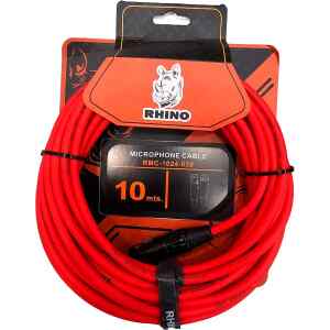 Cable RMC 1024 059 para Microfono, XLR XLR 10M RED | RHINO