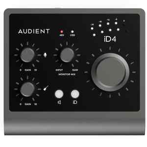 Interfaz ID4 MKII de Audio 2 in 2 Out, USB 2.0, 24 bits | AUDIENT
