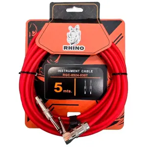 Cable RGC 0524 030 para Instrumento 5m, Transp Red | RHINO