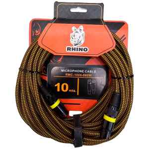 Cable RMC 1024 060 para Micrfono, XLR XLR 10M C37 Seda Brown | RHINO