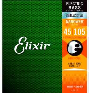 Cuerdas 14677 Nanoweb para Bajo 4 Stainless Steel | ELIXIR